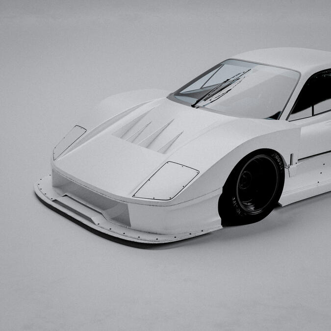 Inspiration ref : F40 GTR by Phil.cgi.