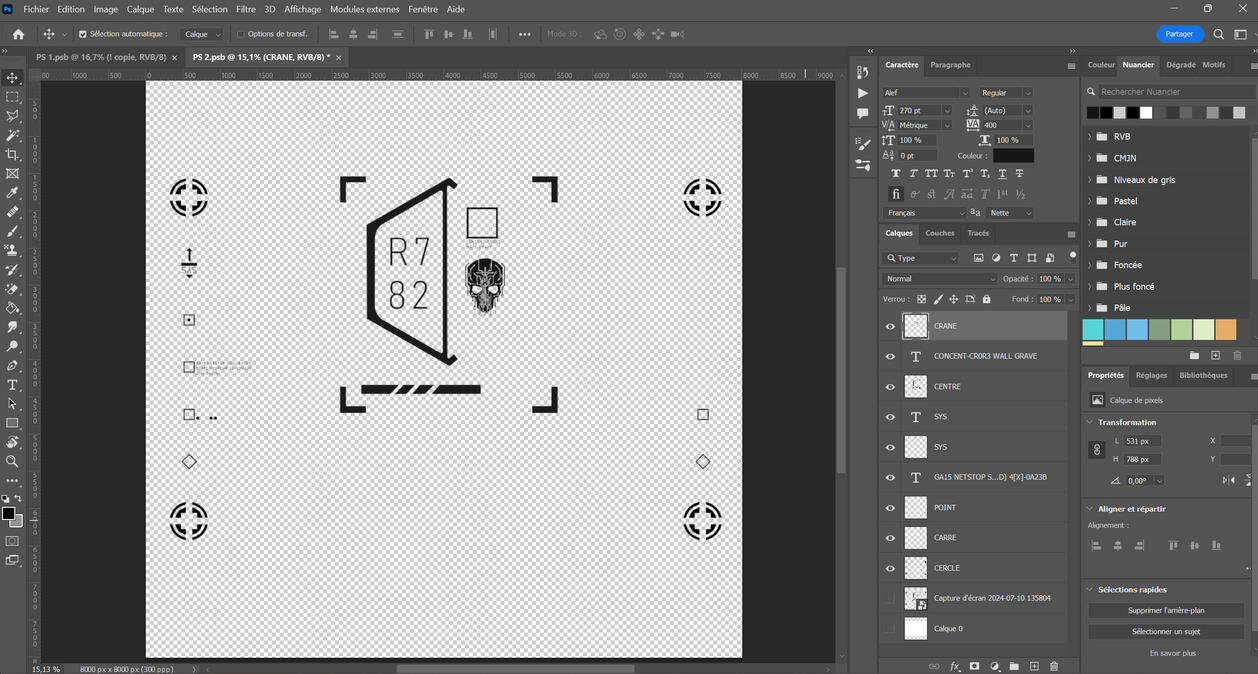 Creat decals on Photoshop